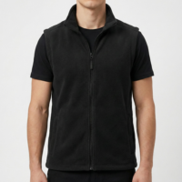 Bezrękawnik Polarowy NEXT unisex Czarny