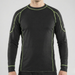 T-shirt REWARD TERMOAKTYWNY z długim rękawem Czarno-Zielony