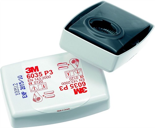 MASKA 3M FILTR PRZECIWPYŁOWY 6035 P3