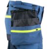 Spodnie CXS NAOS, męskie, kolor niebieski, HV żółte elementy