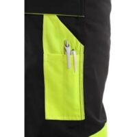 Spodnie CXS SIRIUS BRIGHTON, męskie, kolor czarno-żółty