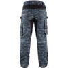 Spodnie CXS STRETCH, męskie, kolor kamuflaż-niebieski