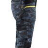 Spodnie CXS STRETCH, męskie, kolor kamuflaż-niebieski