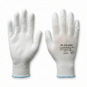 Rękawice M-GLOVE PU1001 White  4131X