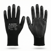 Rękawice M-GLOVE PU1001 BLACK 3121X
