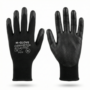 Rękawice M-GLOVE PU1001 BLACK  3121X